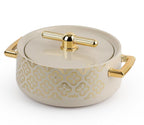 CELLO Jewel NX Insulated Serving Casserole Hot Pot Case for Daily Use 1500 ml, Beige |