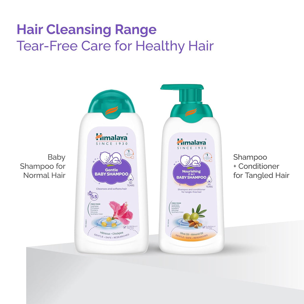 Himalaya Gentle Baby Shampoo with phyto-proteins|No Tears|pH 5.5|200ml