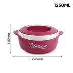 CELLO Sapphire Insulated Casserole Hot Pot For Kitchen 1250 ml Pink |