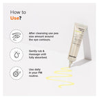 Minimalist Vitamin K + Retinal 01% Under Eye Cream | Reduces Dark Circles, Wrinkles & Fine Lines | With Caffeine for Puffiness | For Women & Men | 14 gm