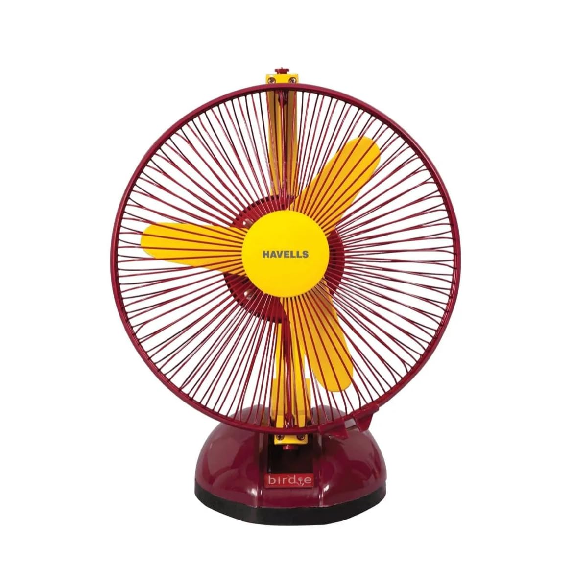Havells Birdie 230mm Personal Fan (Yellow Maroon)