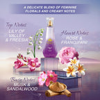 Yardley London Morning Dew Perfume for Women, 50ml – 90% Naturally Derived, Fresh Floral Daily Wear Spray | Lily of Valley & Frangipani Floral Fragrance