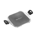 Hawkins 26 cm Triply with Shielded Nonstick Square Tava | Induction & Gas Compatible | Metal Spatula Safe, Durable Nonstick | | Silver (NSST26)