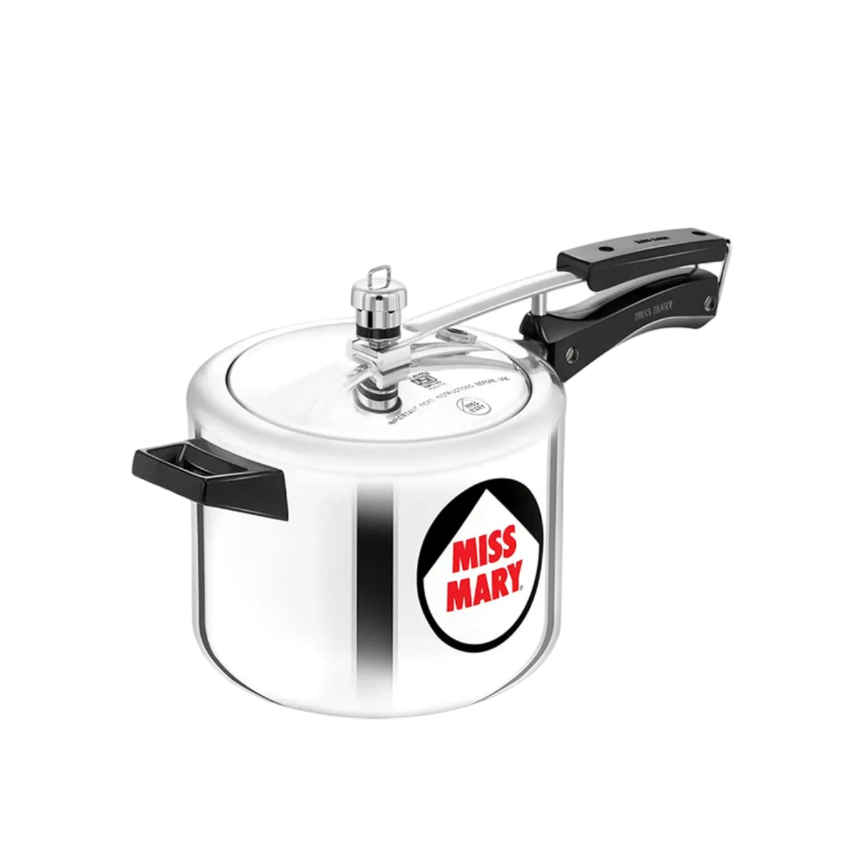 Hawkins Aluminium 4 Litre Miss Mary Pressure Cooker, Inner Lid Cooker, Silver (Mm40)