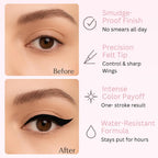 PIINX Liquid Eyeliner 3.5 ml – Waterproof, Smudge-Proof, Long-Lasting, Quick-Dry Precision Tip (Brownie)