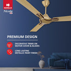 Havells Nicola 1200mm High Performance at Low Voltage (HPLV) Ceiling Fan (Bronze Copper)