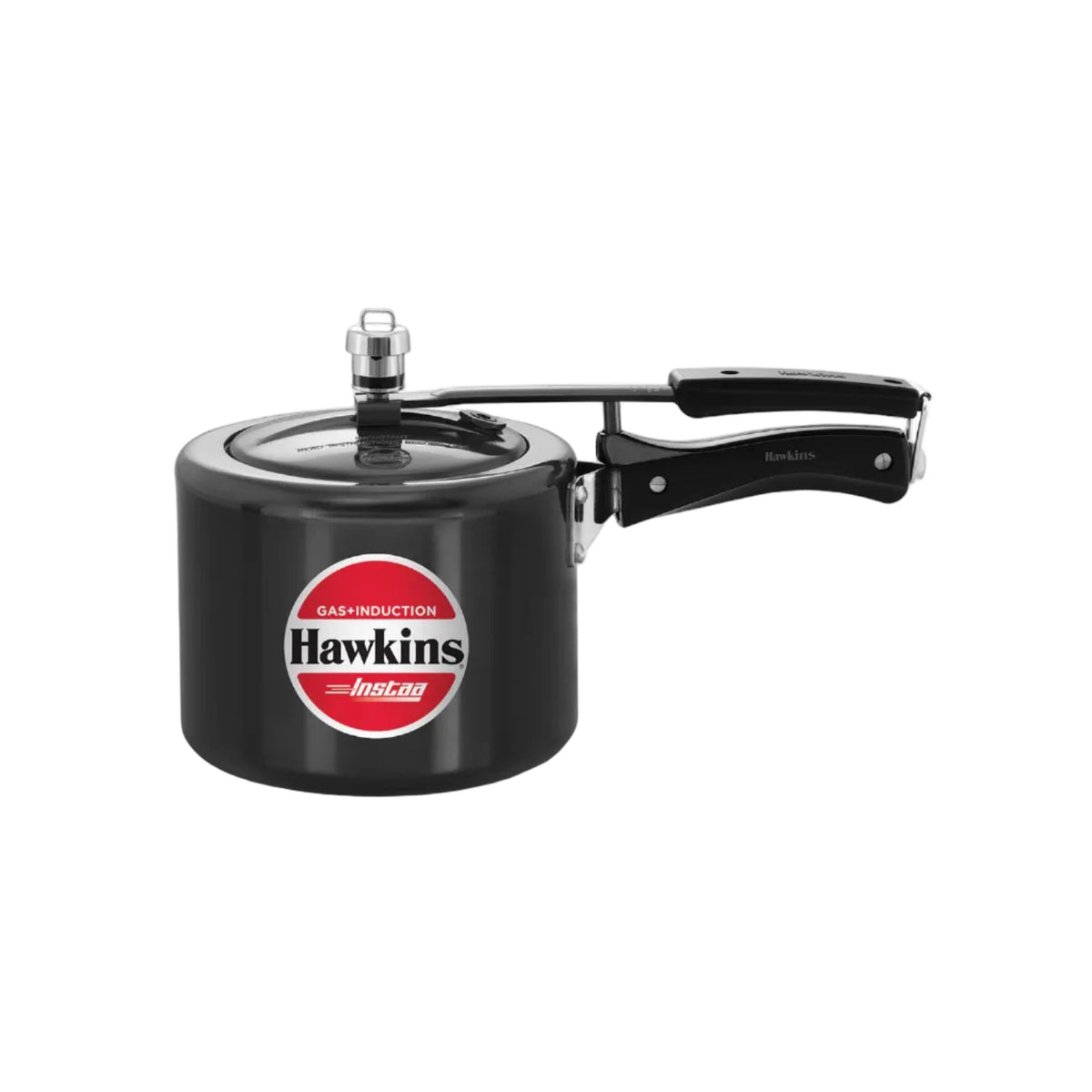 Hawkins 3 Litre Instaa Pressure Cooker, Induction Inner Lid Cooker, Tall Body Hard Anodised Cooker, Black (IIH3T)