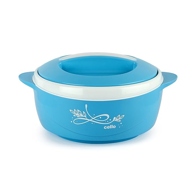 CELLO Sapphire Insulated Casserole Hot Pot For Kitchen 1250 ml Blue |