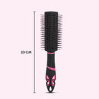 AGARO Delight Round Hair Brush with Strong & flexible boar bristles having Anti static ball tips