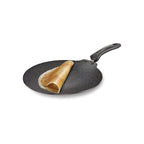 Prestige Omega Deluxe Granite Flat Dosa Tawa | Black | 28 cm |Non-Stick | Induction Base | Dishwasher Safe |