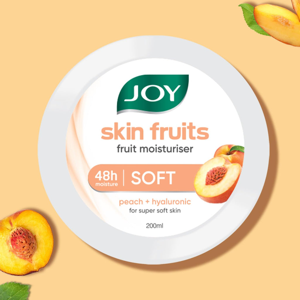 Joy Skin Fruits Super Soft Moisturizer With Peach & Hyaluronic Acid (200ml)