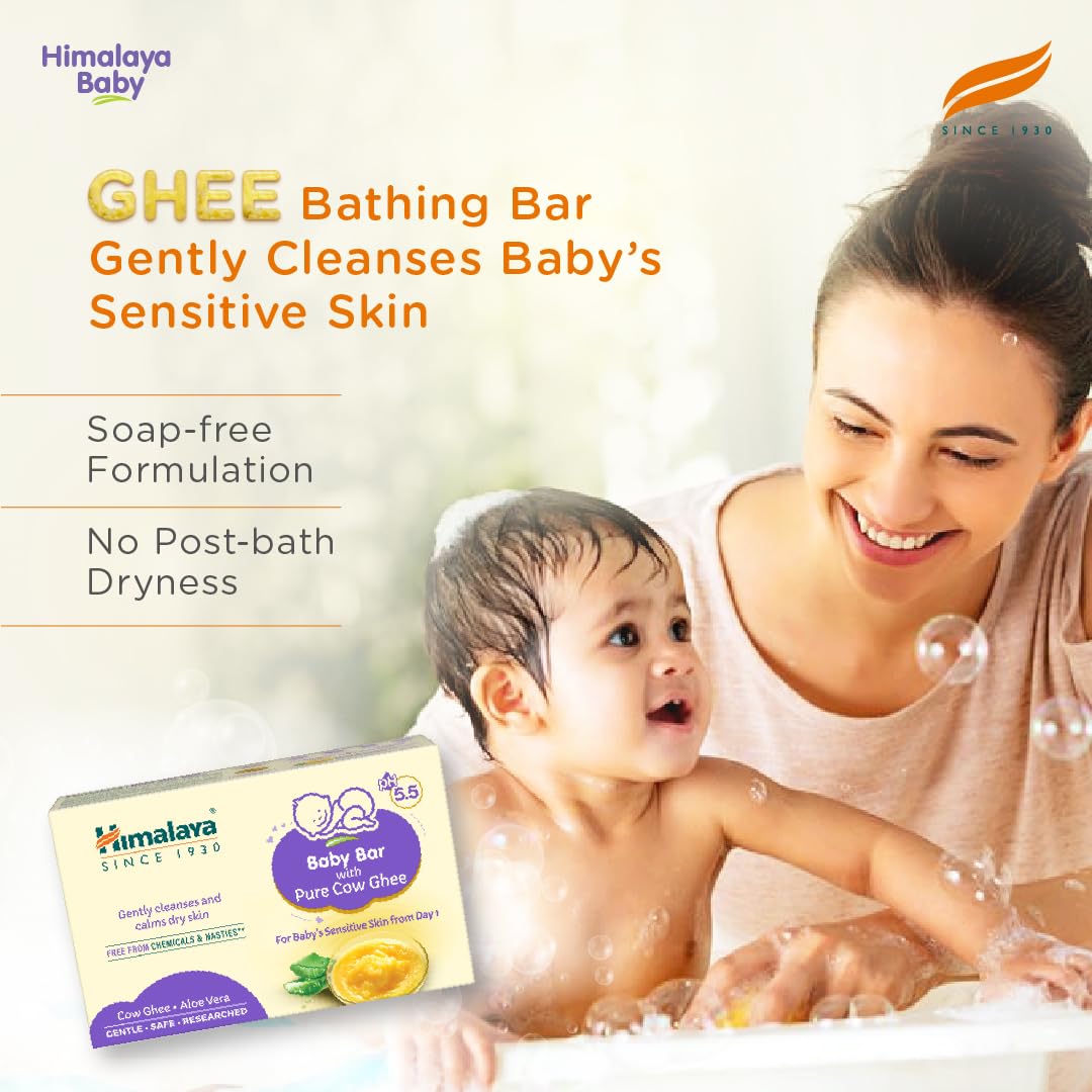 Himalaya Baby Bar with Pure Cow Ghee 75gm