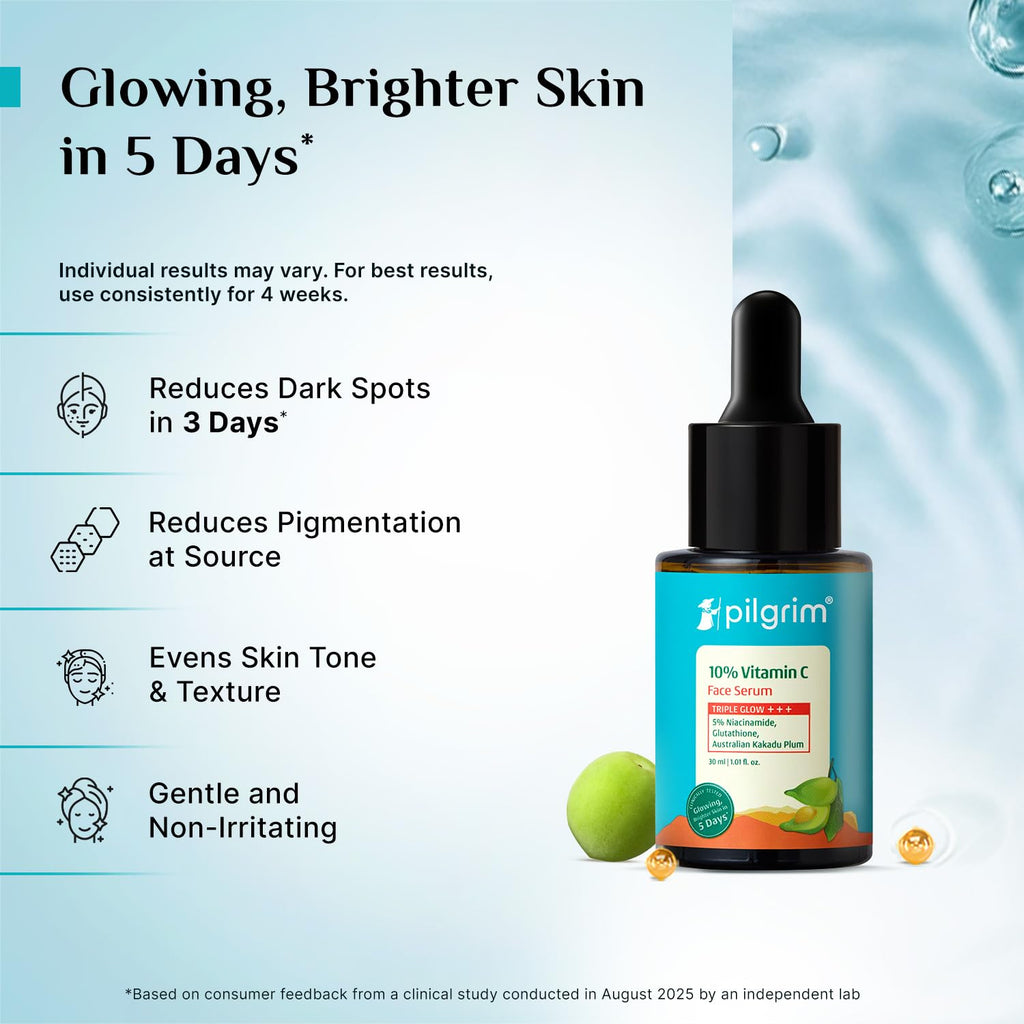 Pilgrim 10% Vitamin C Serum 30ml for Glowing Skin