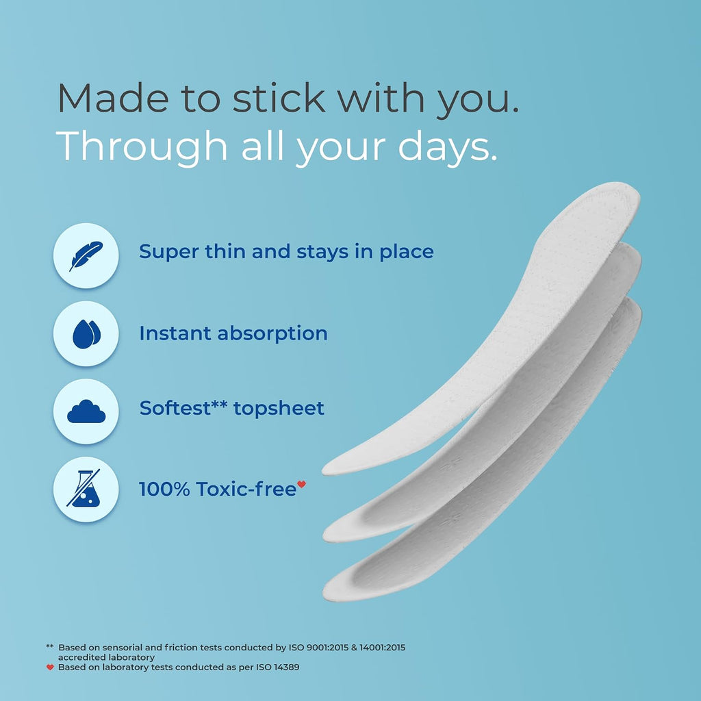 Nua Everyday Comfort Panty Liner for Women Daily Use | Pack of 40 liners 190mm