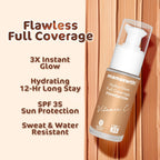 Mamaearth Hydra-Glow Full Coverage Dewy Finish Liquid Foundation With Vitamin C & Turmeric- 30 Ml