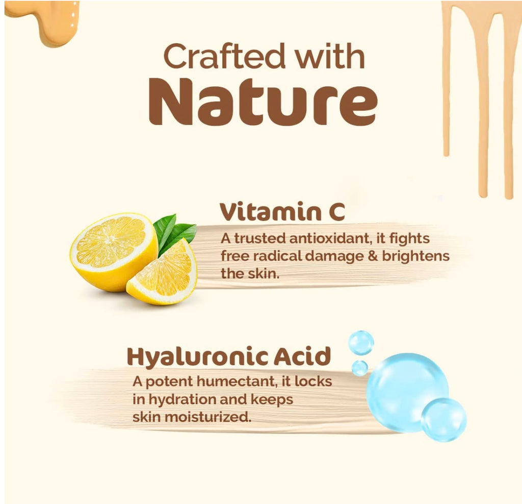 Mamaearth Hydra-Glow CC Serum with Vitamin C & Hyaluronic Acid - Peach - 30 ml