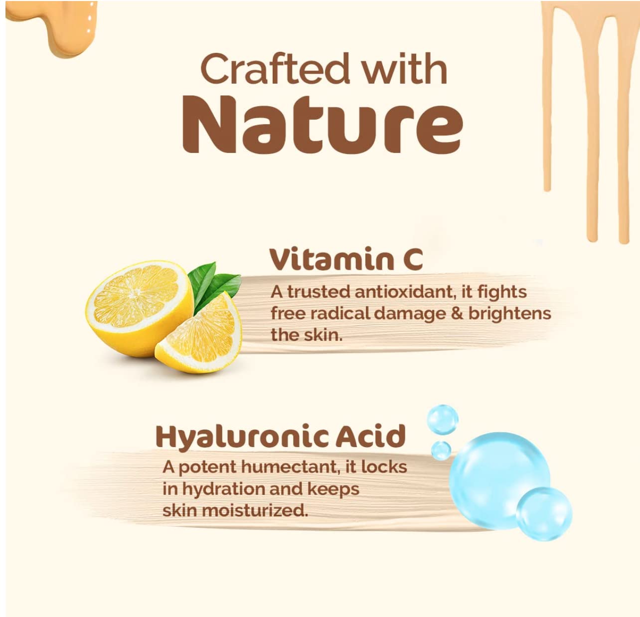 Mamaearth Hydra-Glow CC Serum with Vitamin C & Hyaluronic Acid - Peach - 30 ml