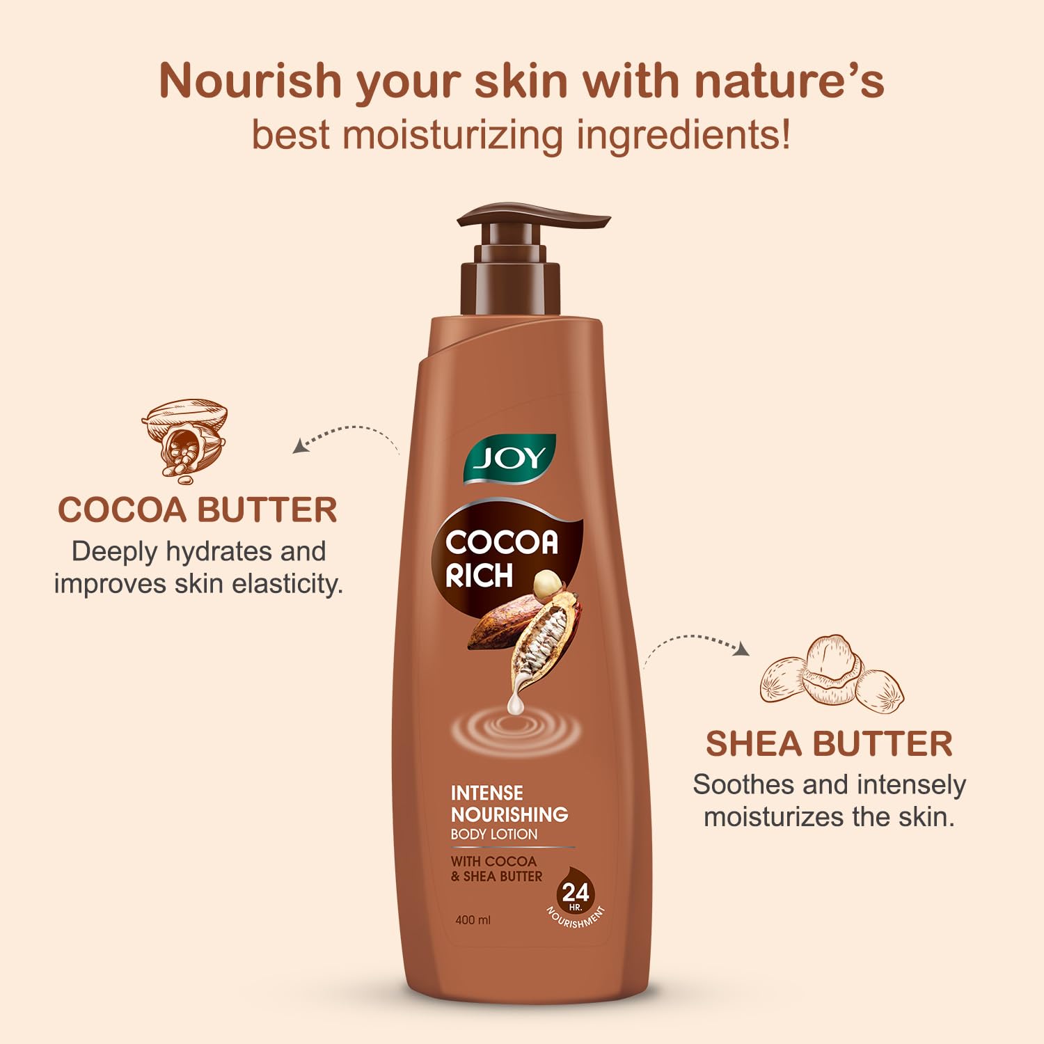Joy Cocoa Rich Intense Nourishing Summer Body Lotion (400ml)
