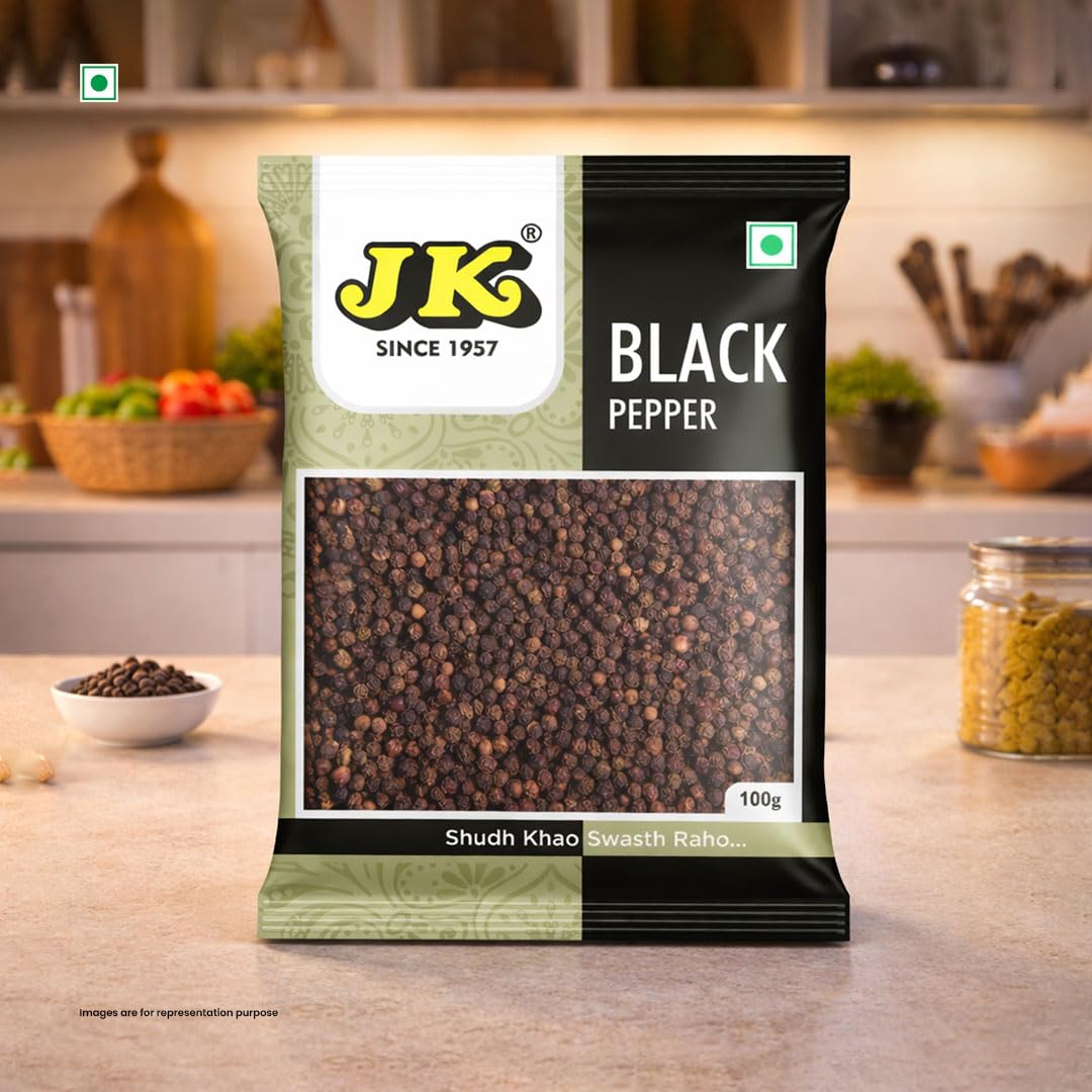 JK BLACK PEPPER WHOLE 100g
