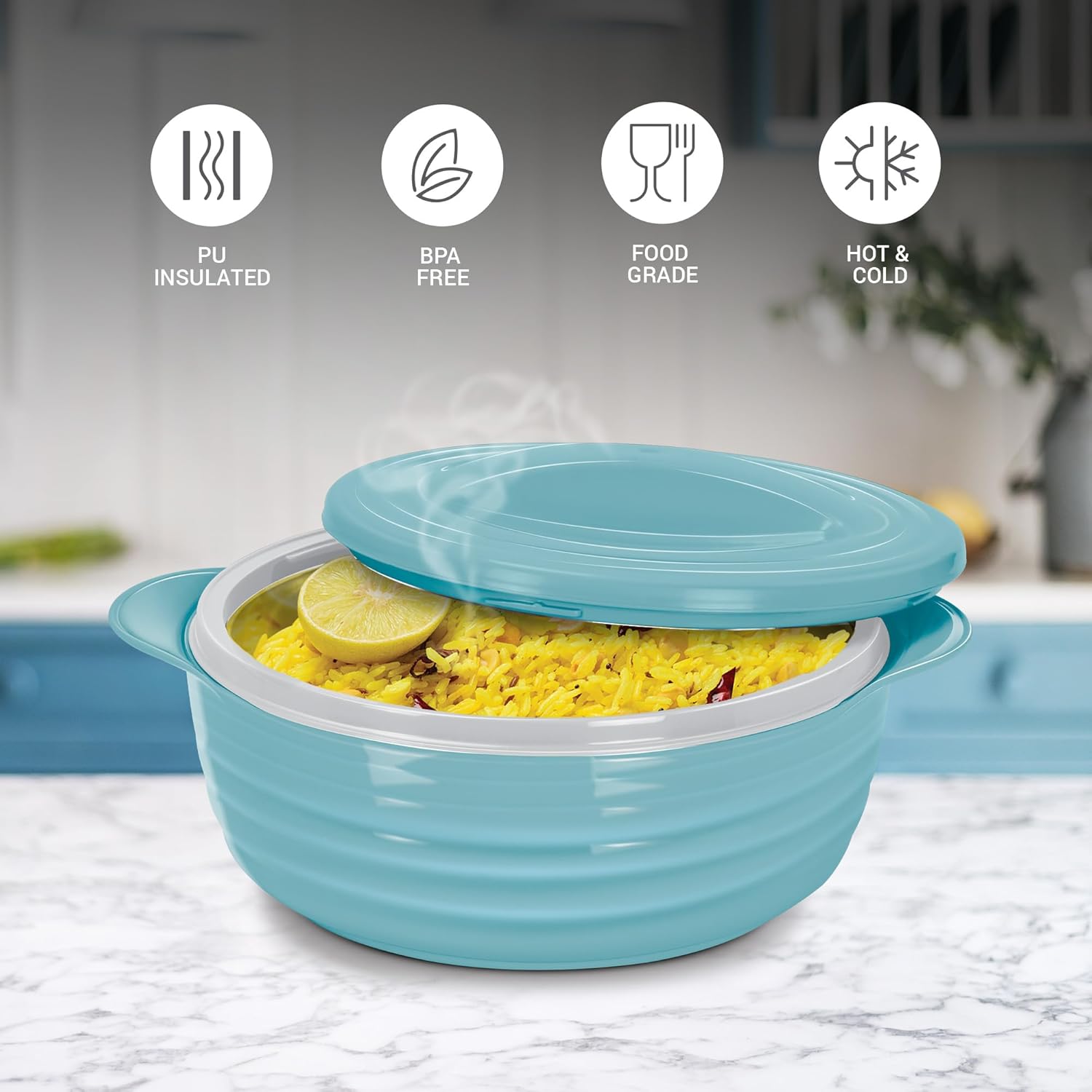 MILTON Aspire 1500 Serving Casserole, Double Walled Inner Stainless Steel