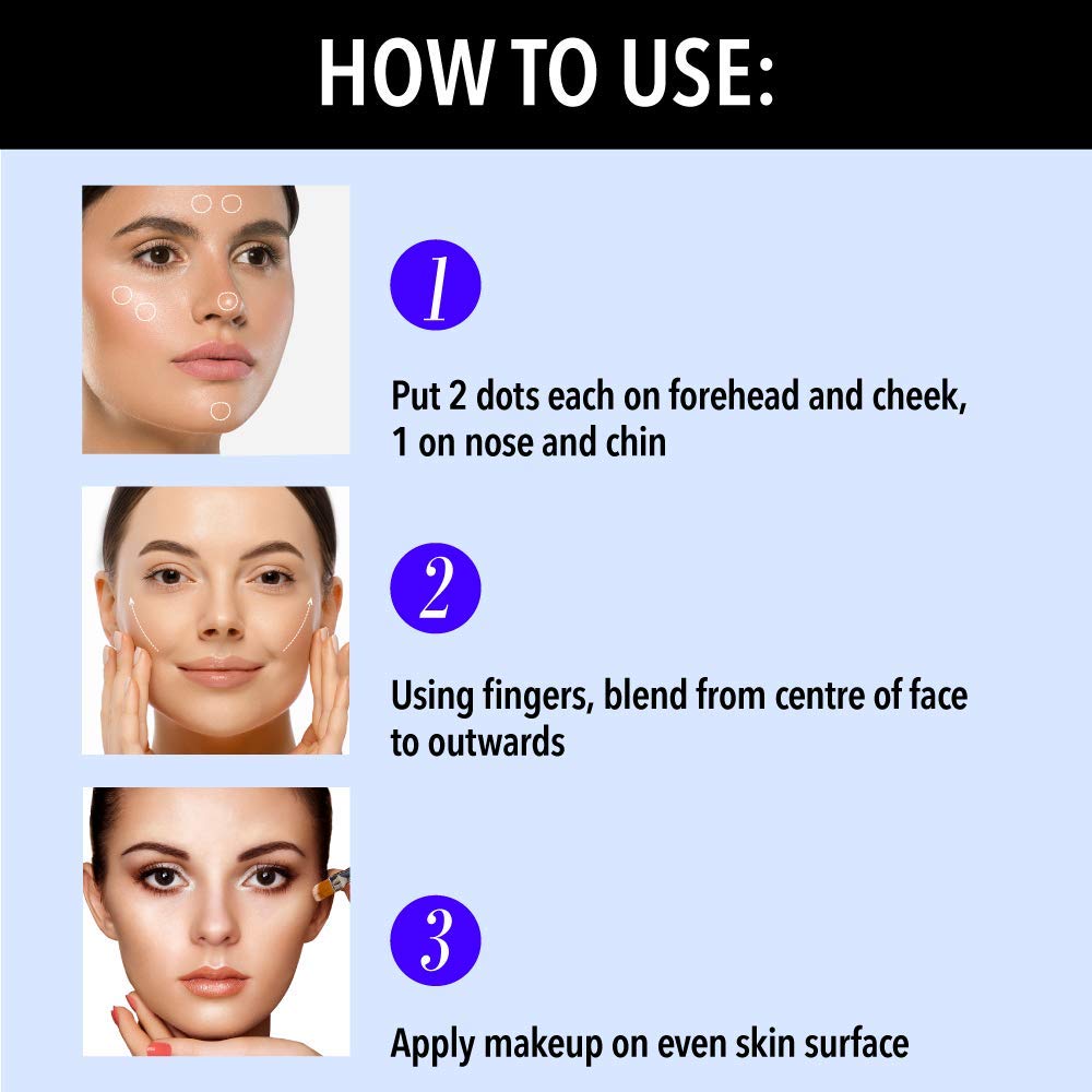 Blue Heaven Flawless Makeup Base Primer | Smooth & Long-Lasting,30g