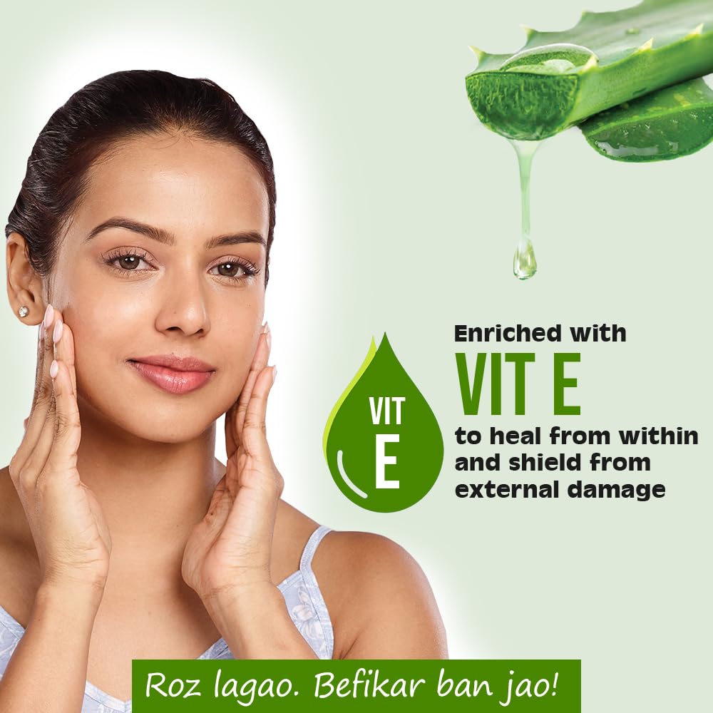 Boroplus Aloe Vera Gel | Organic | with Niacinamide & Vitamin E,250ml