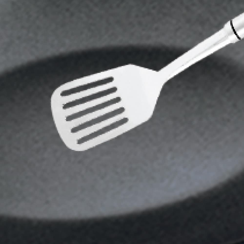Prestige OMG DLX Concave Induction Base Non-Stick Aluminium Tawa, 250mm, Black