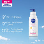 NIVEA Natural Glow Cell Repair Body Lotion,400 ML