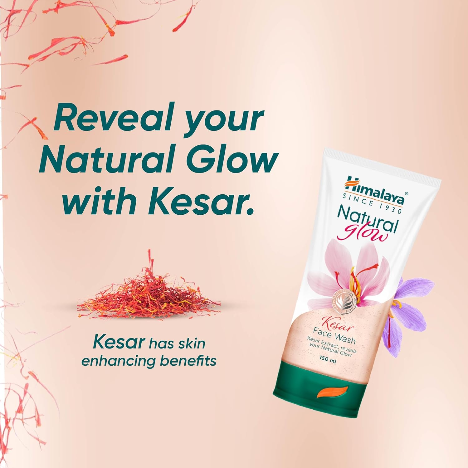 Himalaya Natural Glow Kesar Face Wash,150ml