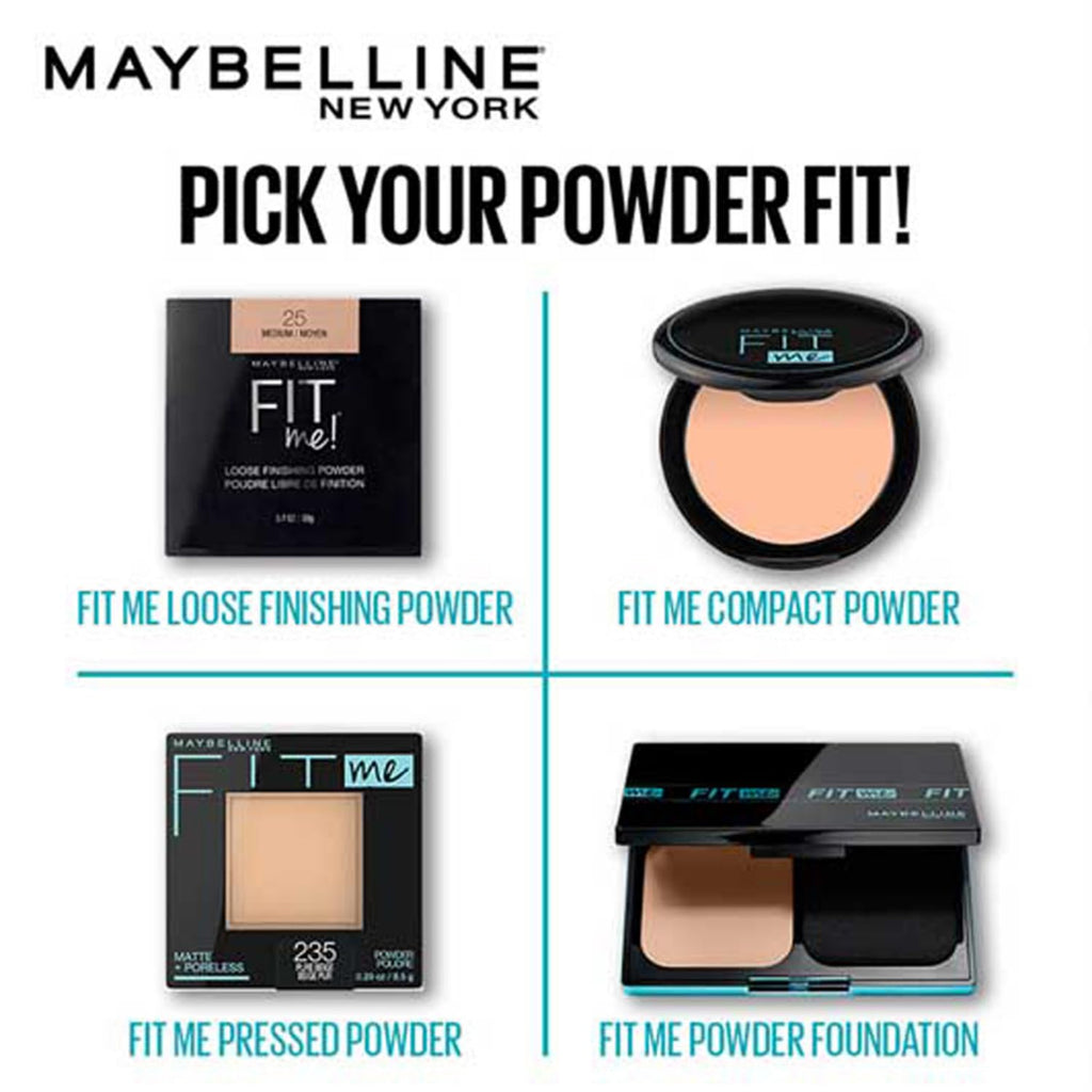 Maybelline New York Fit Me Matte + Poreless Powder, 310 Sun Beige,8.5g