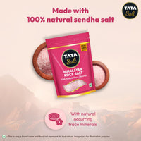 Tata Himalayan Rock Pink Salt, 1kg Pouch,