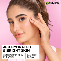 Garnier Fresh & Plump Niacinamide Sorbet Gel Face Moisturizer Cream, 45g