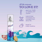 Layer'r Wottagirl Mystic Island Body Splash for Women 135ml | Long-lasting body splash with apple, pear & sandalwood notes. Fresh tropical fragrance...