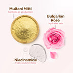 Mamaearth Multani Mitti Oil Balance Face Wash with Multani Mitti & Bulgarian Rose for Normal to Oily Skin - 150 ml