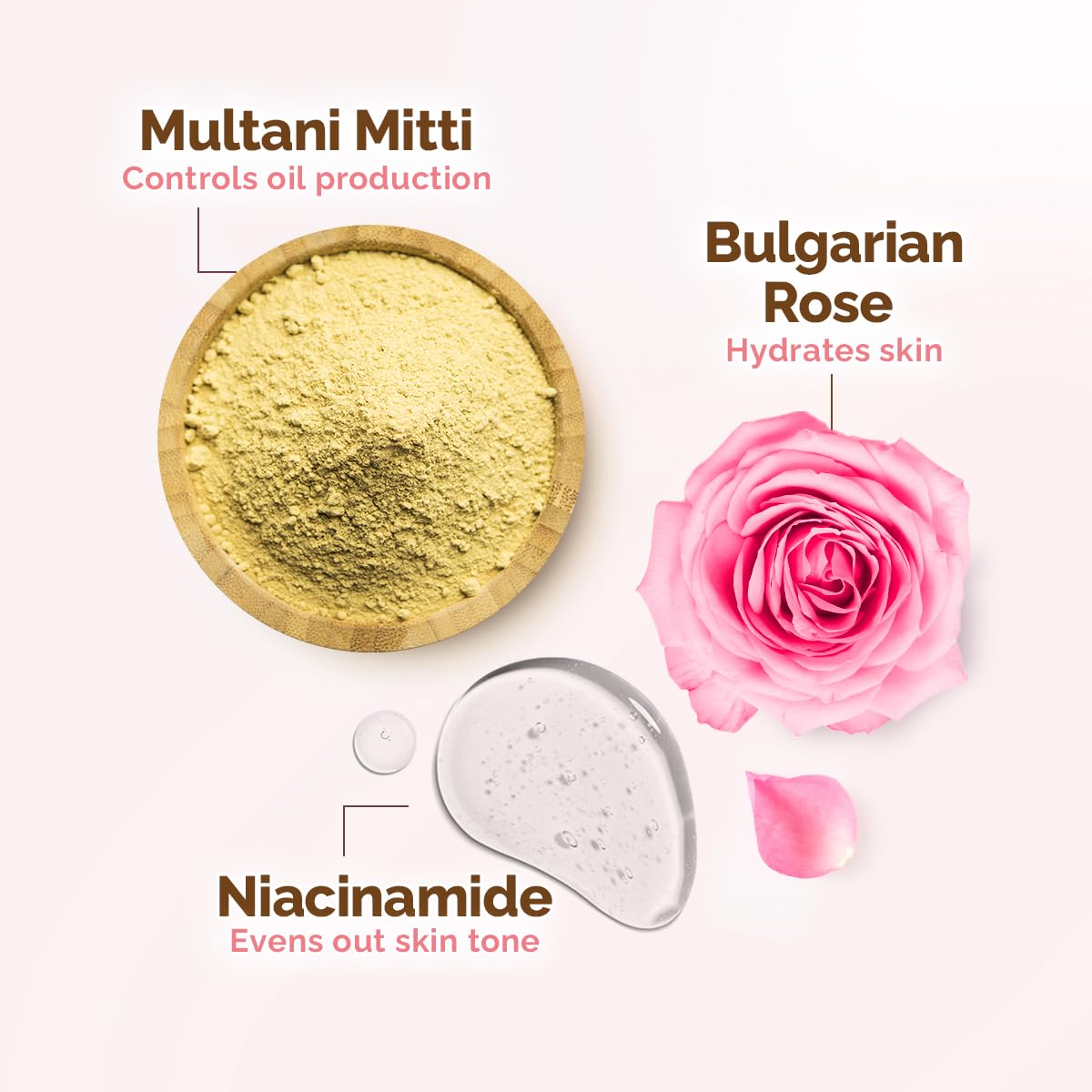 Mamaearth Multani Mitti Oil Balance Face Wash with Multani Mitti & Bulgarian Rose for Normal to Oily Skin - 150 ml