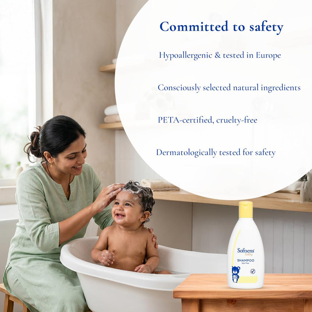 Softsens Baby Tear-Free Shampoo 200ml (Pack of 2 x 200ml)