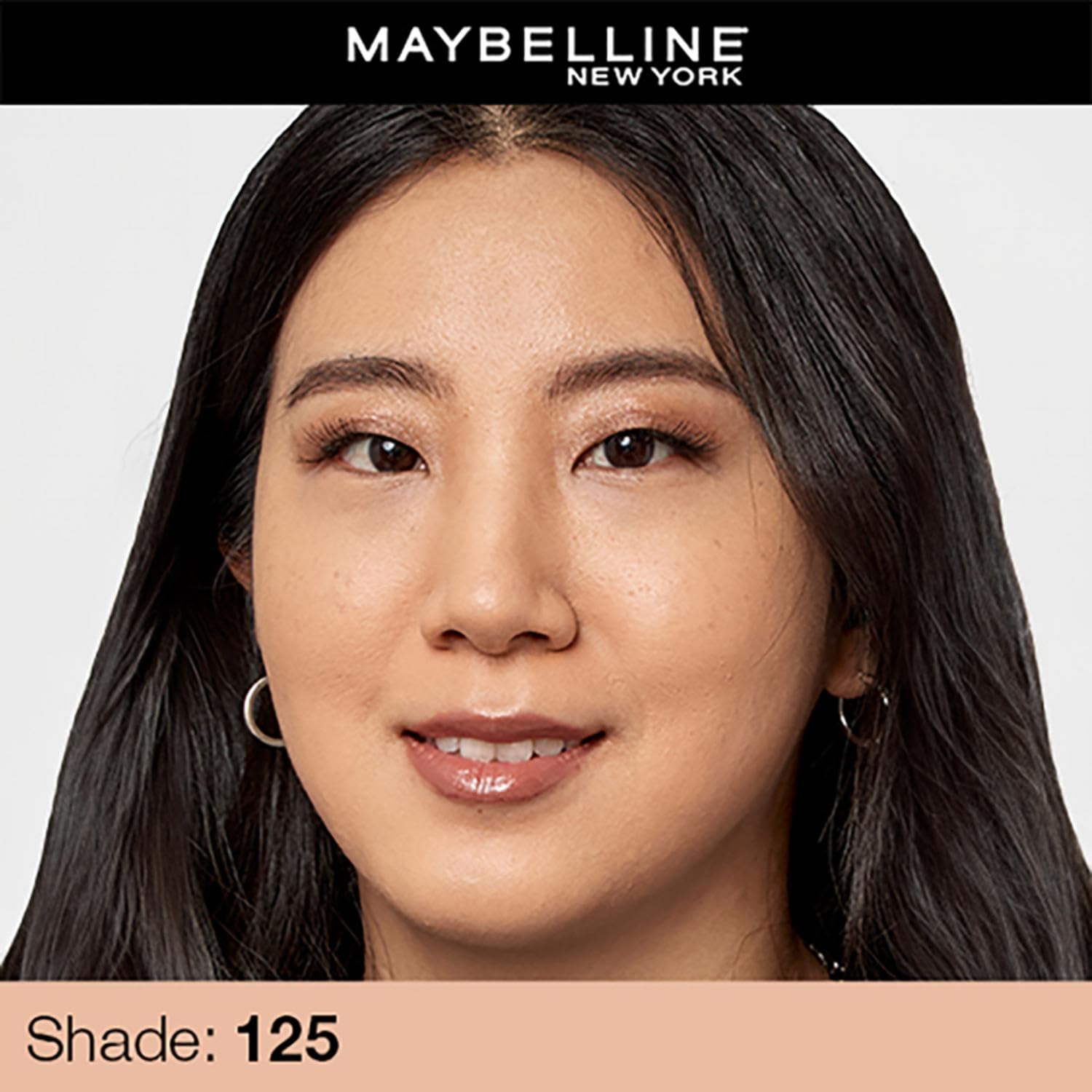 Maybelline New York Fit Me Matte + Poreless Liquid Foundation, 125 Nude