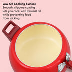 Hawkins 5 Litre Ceramic Coated Cerenity Pressure Cooker | Induction & Gas | for Cooking Rice, Dal & Curries | 5 Year Guarantee, ISI Certified |..