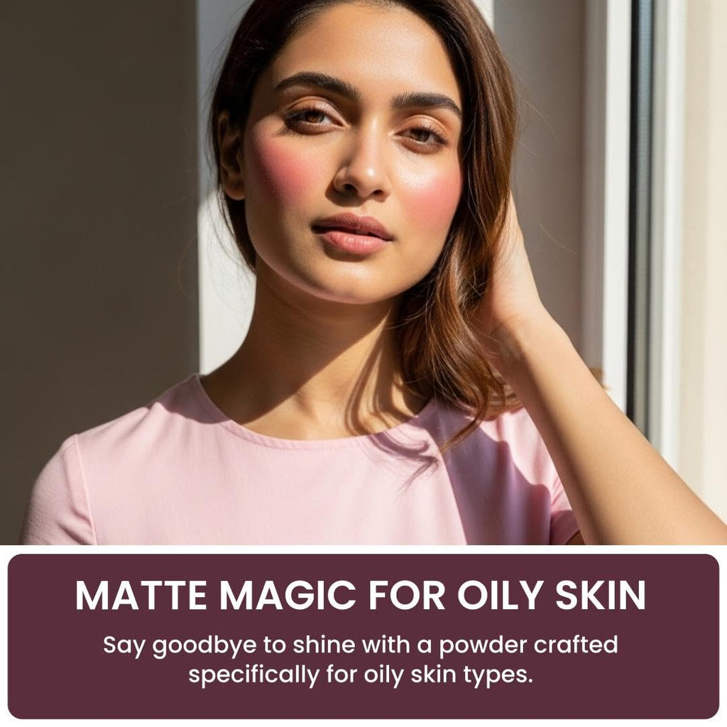 LAKMÉ Rose Powder, Soft Pink 01, 40G, Oily, Matte