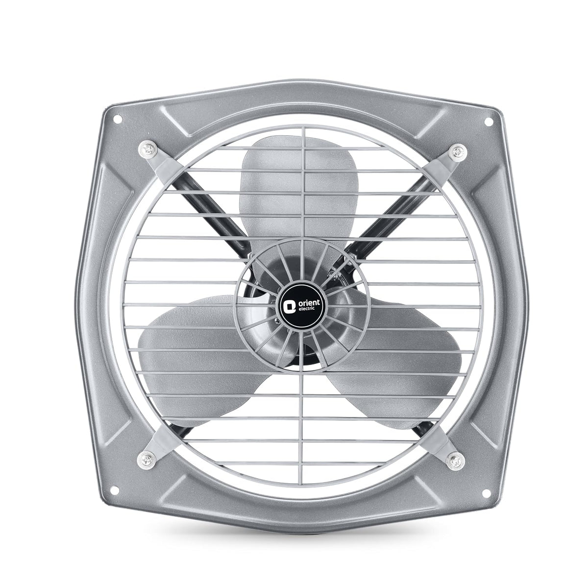 Orient Electric Hill Air 225mm Electric Exhaust Fan for Bathroom and Kitchen | Front-guard and Powder-coated Body | 2-year Warranty (Dark Grey)