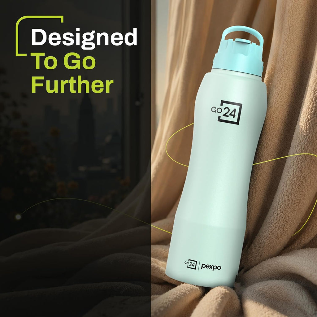 Stainless Steel Water Bottle Belly Sea Green 750ml