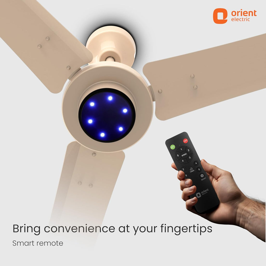 Orient Electric Newly Launched Aeroquiet Neu 1230mm Ceiling Fan for Home | BEE 2 Star Rated Energy Efficient Fan | Rust-proof ABS blade |2 Years Warranty by...