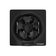 Crompton Brisk Air Plus 8 inch Kitchen/Bathroom/Office Exhaust (Ventilation) Fan | Automatic Dust Protection Shutters | 450 CMH Powerful Air Suction | Rust...