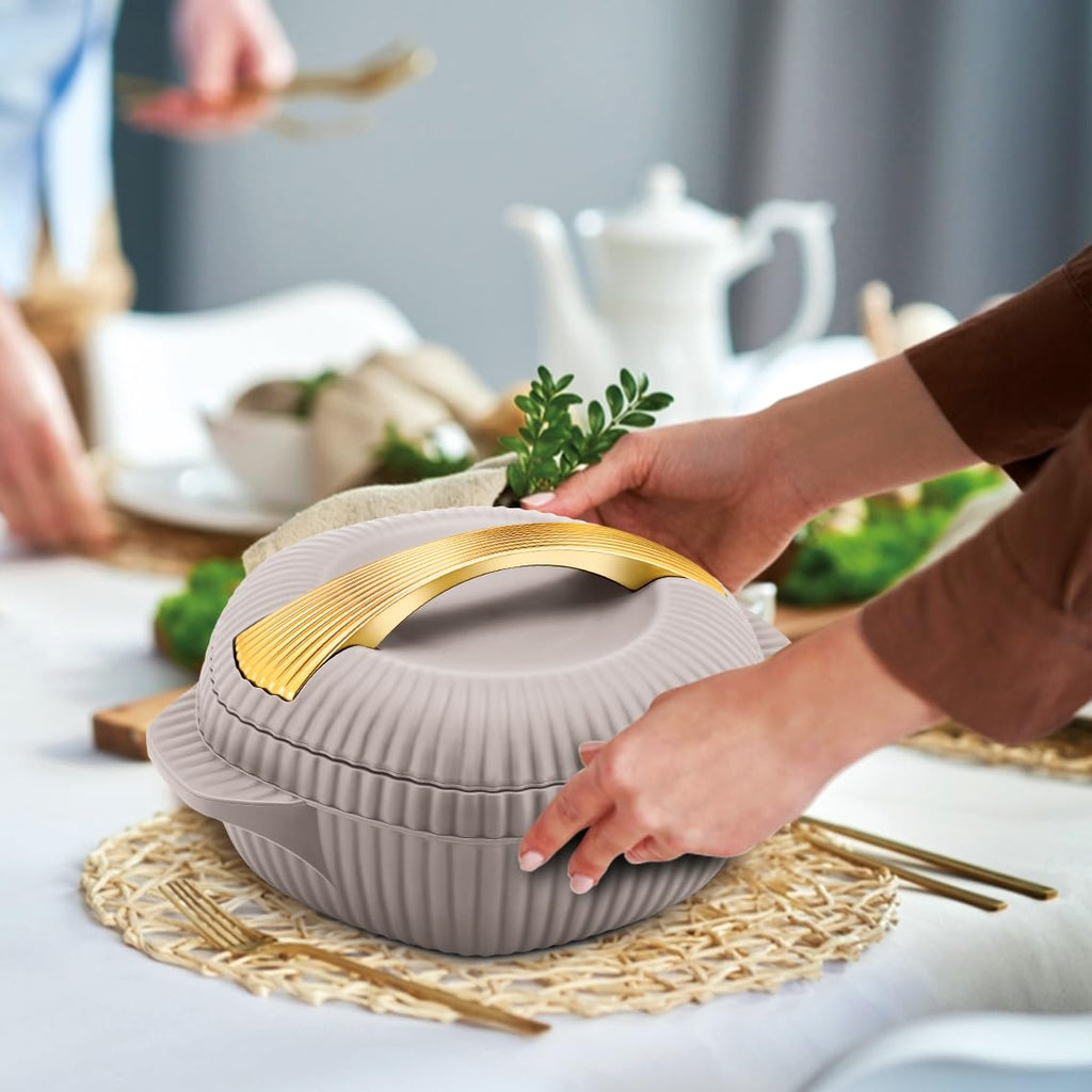 MILTON Oyster 2000 PU Insulated Inner Stainless Steel Casserole, 1910 ml