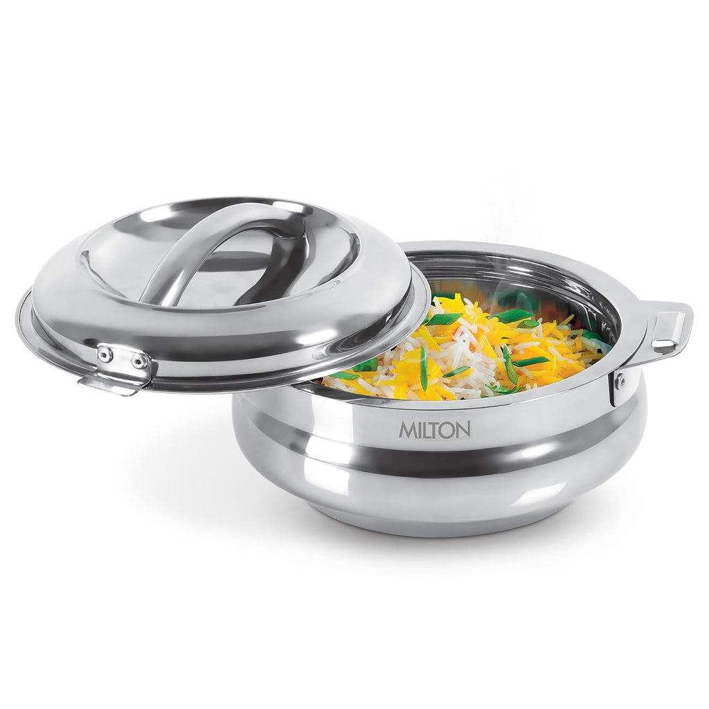 MILTON Sphere 2500 Stainless Steel Casserole, 2.33 Litre, Silver |