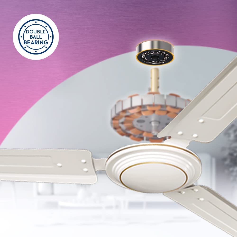 Crompton SUREBREEZE HILLBRIZ 1200 mm Ceiling Fan for Home | BEE Star Rated Energy Efficient Fan | Superior Air Delivery | HighSpeed | 2 Years Warranty |...