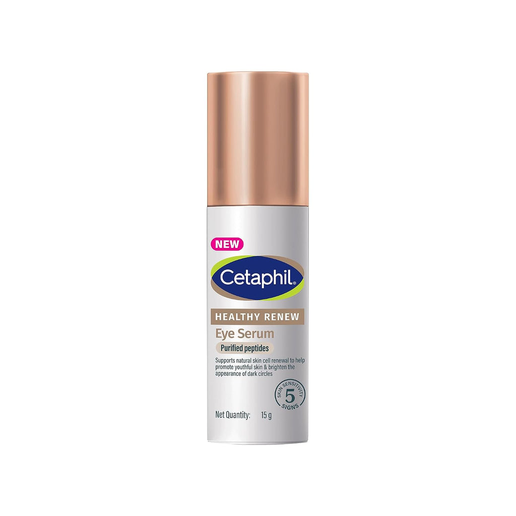 Cetaphil Healthy Renew Anti-Ageing Eye Serum 15 g | Lightweight Gel for Dark Circles, Fine Lines & Puffiness, Hydrating Eye Treatment