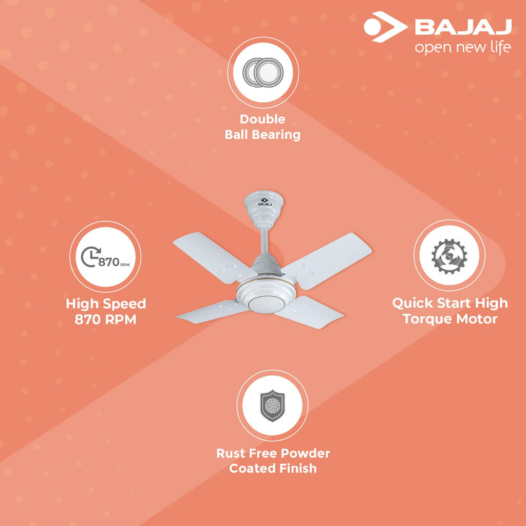 Bajaj Maxima 600mm Ceiling Fan (White)