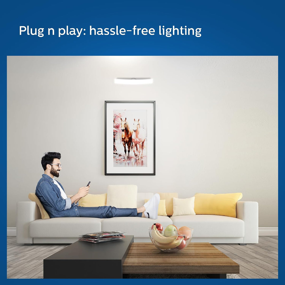 Philips Stellar Bright 12W B22 Curvy LED T-Bulb,1260lm,Cool Daylight, Pack of 4