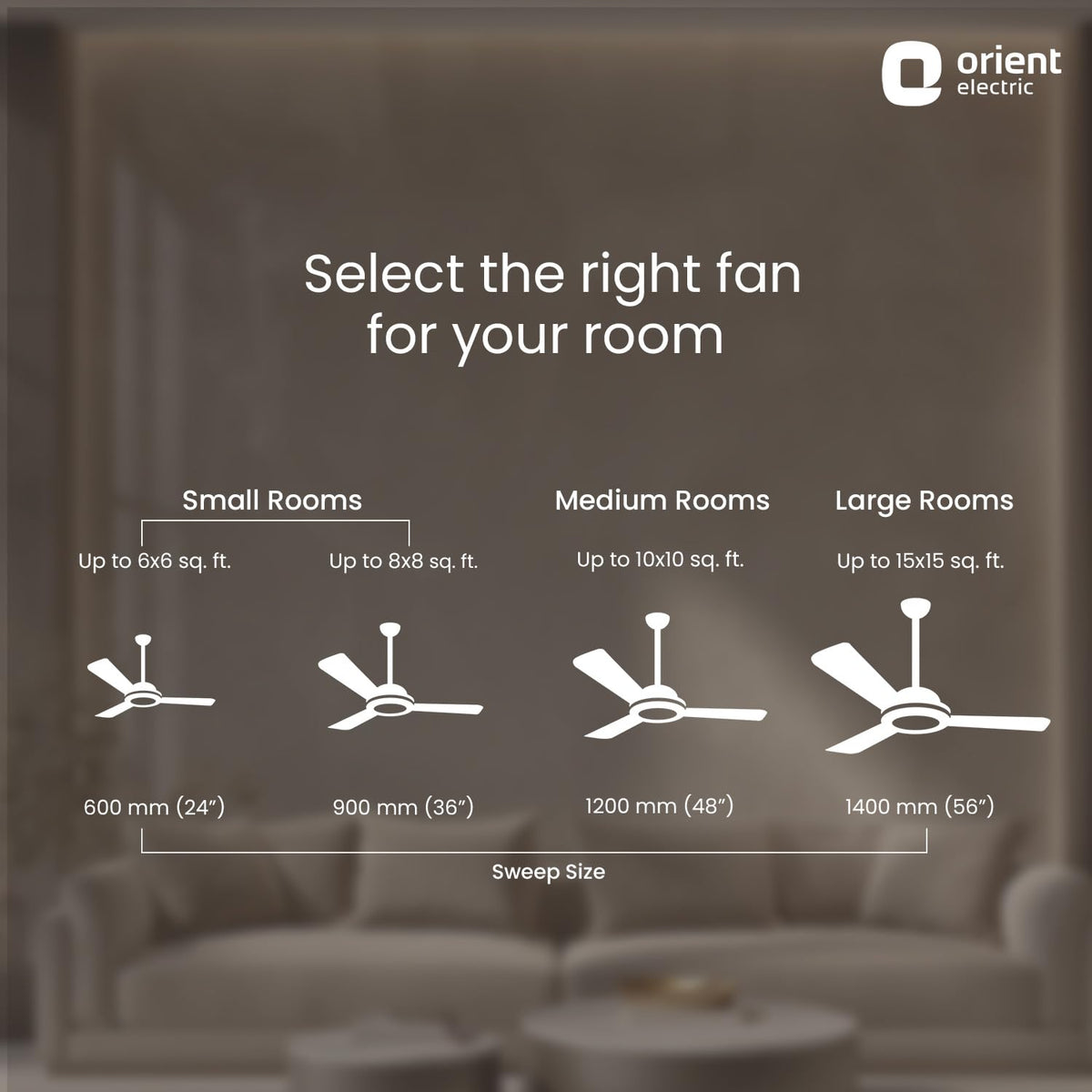 Orient Electric Apex-FX 1200mm Ceiling Fan for Home| BEE 1 Star Rated Energy Efficient Fan| Rust Resistant |